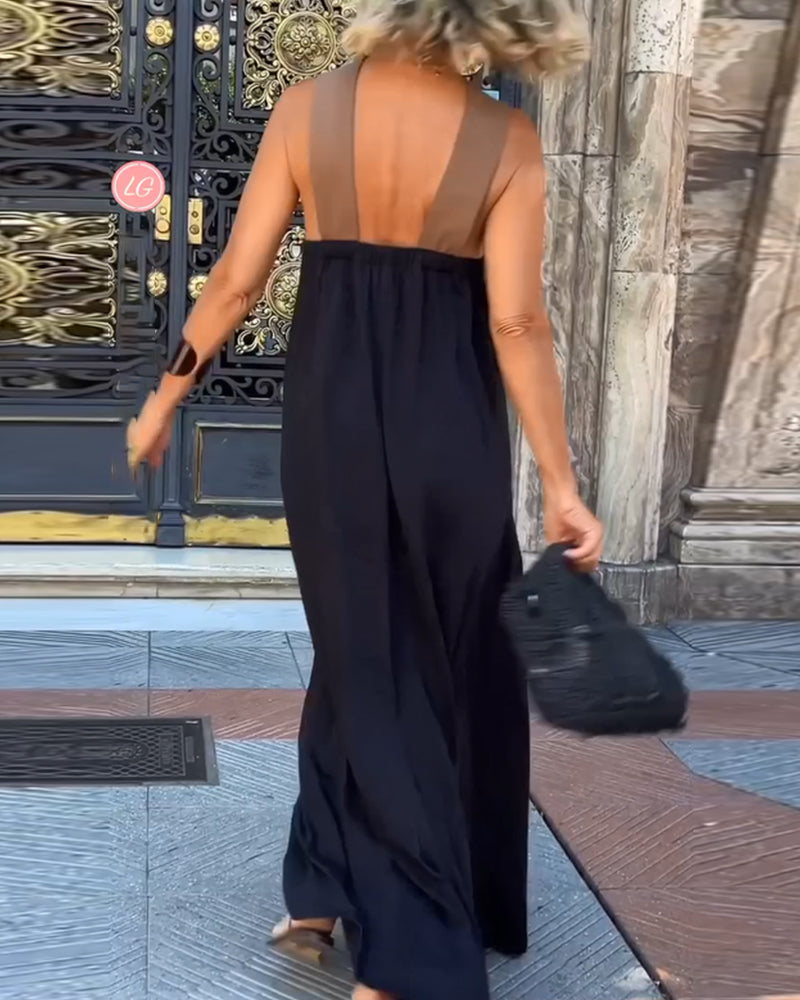 Anne | Robe élégante à col croisé