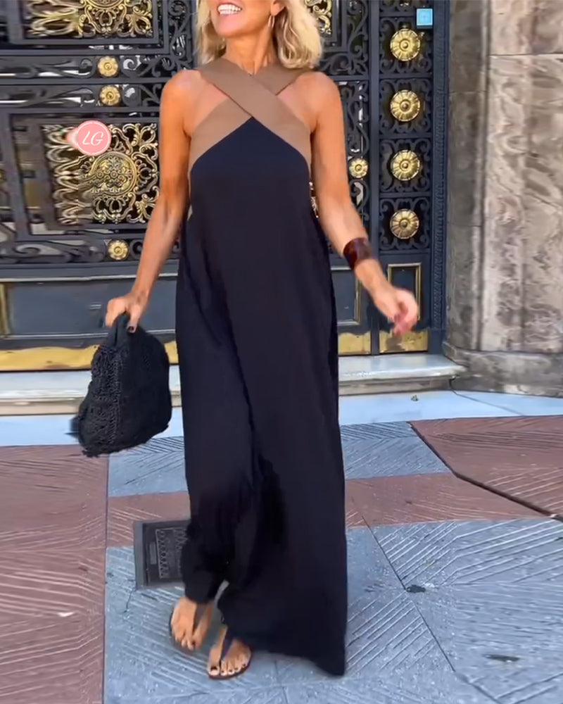 Anne | Robe élégante à col croisé