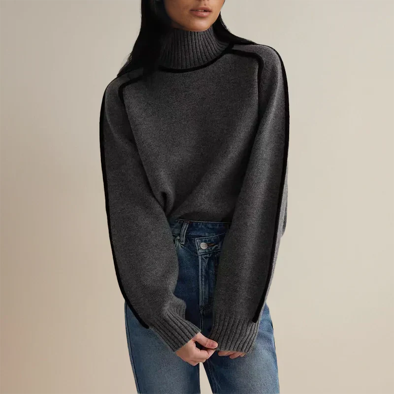 Amanda™ | Pull col roulé élégant avec une classe intemporelle