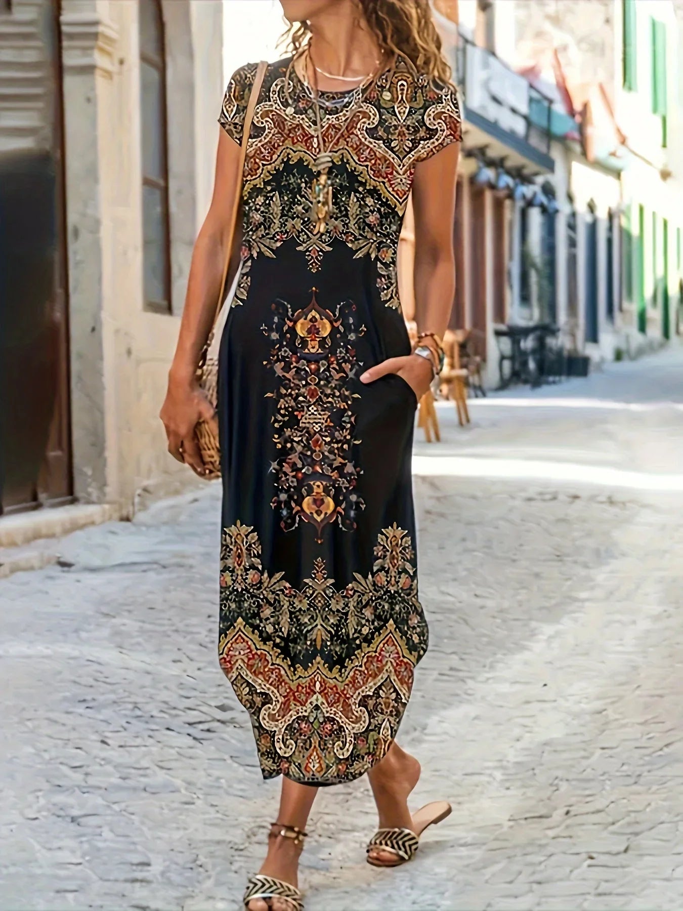 Lena | Élégante robe décontractée à coupe ample
