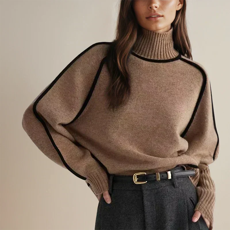 Amanda™ | Pull col roulé élégant avec une classe intemporelle