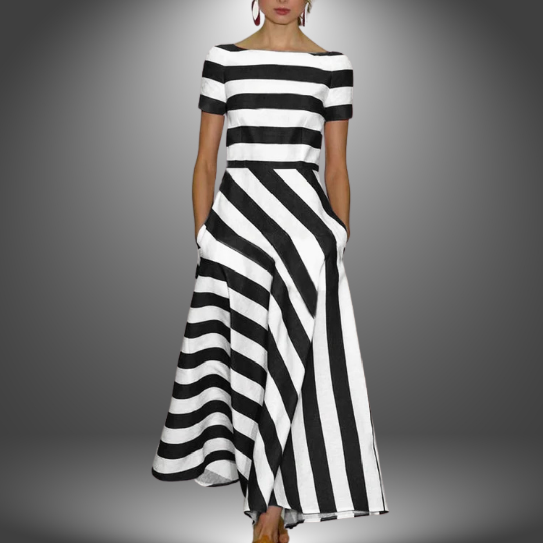 Lovella | Robe Rayée Fait Main