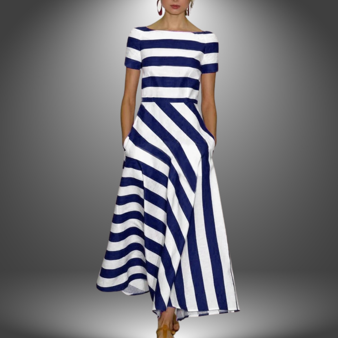 Lovella | Robe Rayée Fait Main