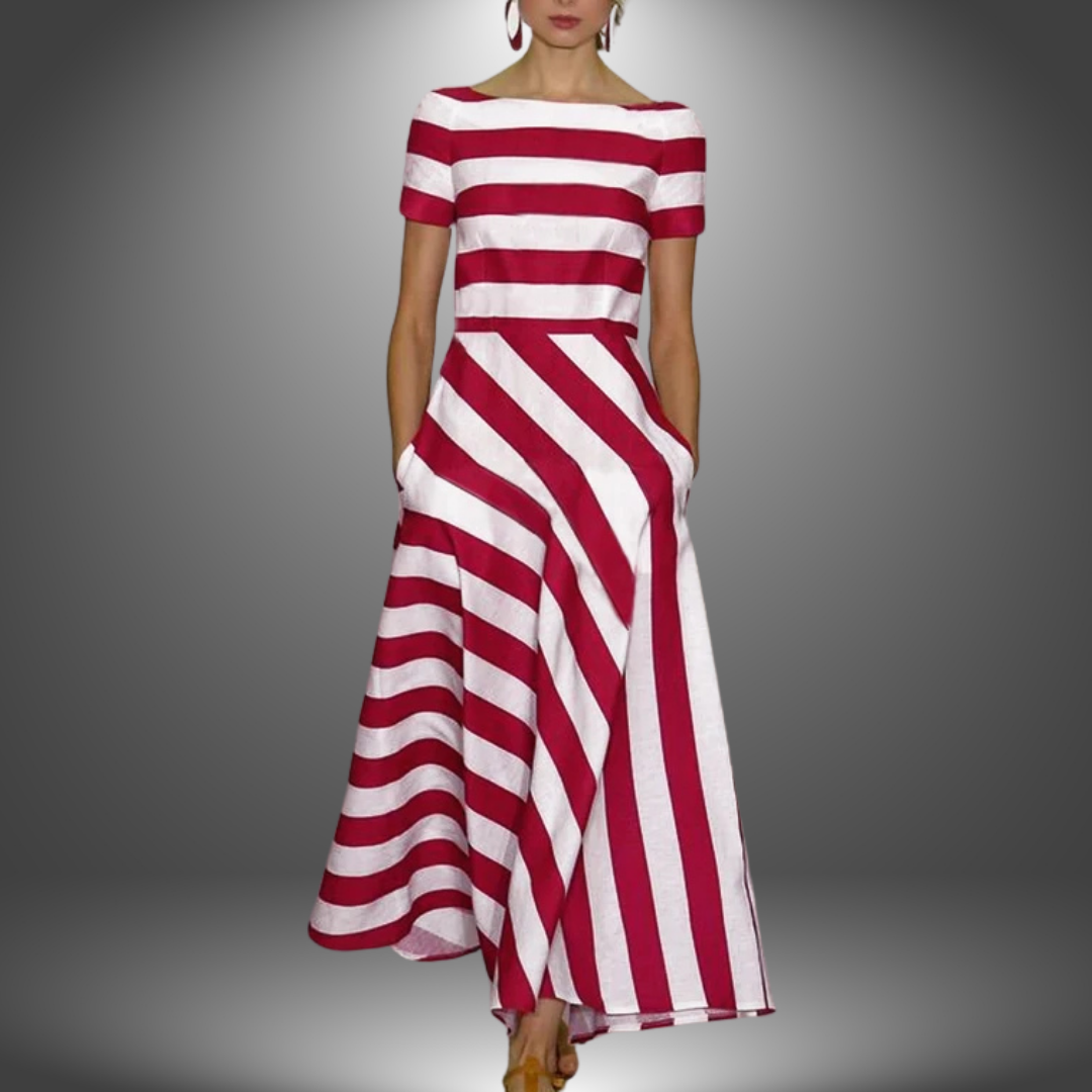 Lovella | Robe Rayée Fait Main