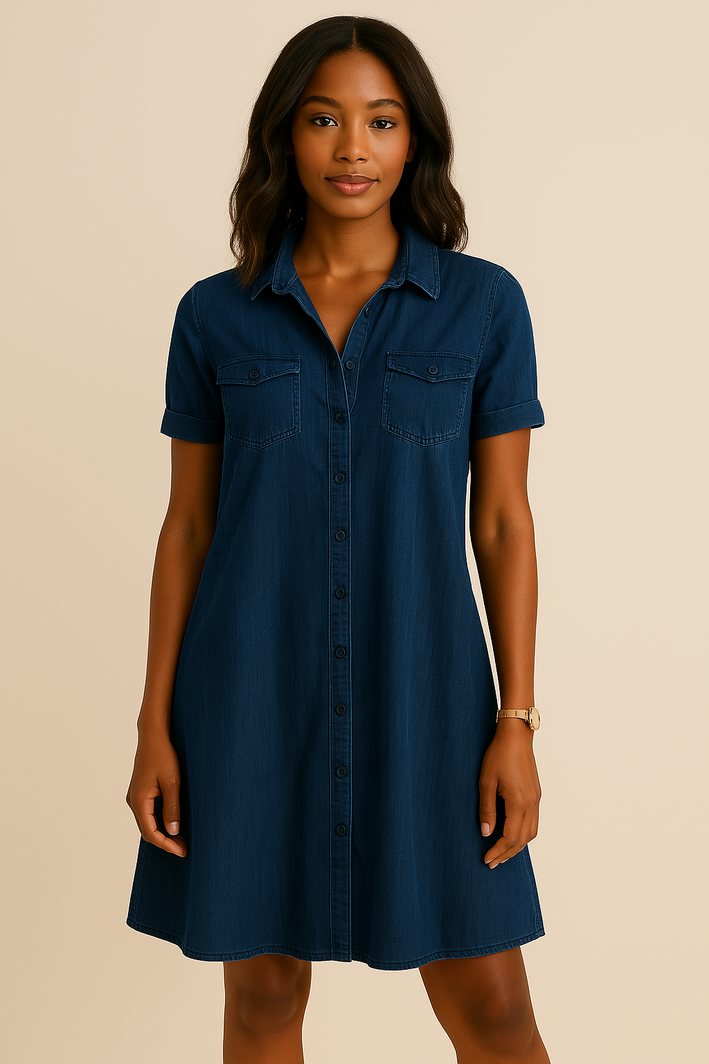 Mira™ – Robe en Jean EasyFit.