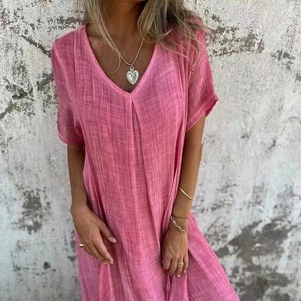 Lovella | Robe V-cou Lâche