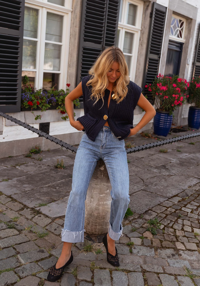 Fenja™ | Pull sans manches tricoté élégant pour toutes les couches