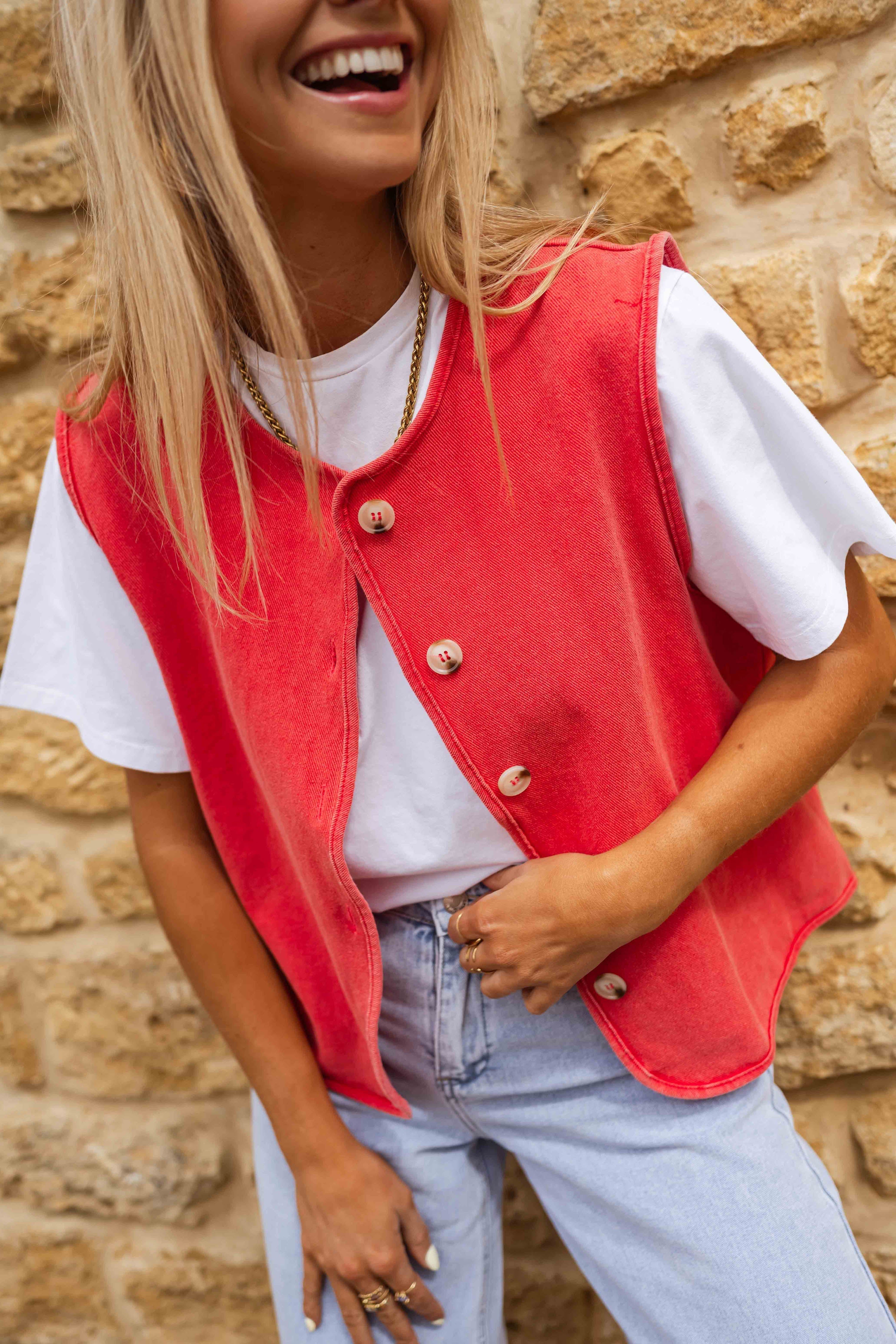 Lina™ | Gilet d'été avec une touche rétro