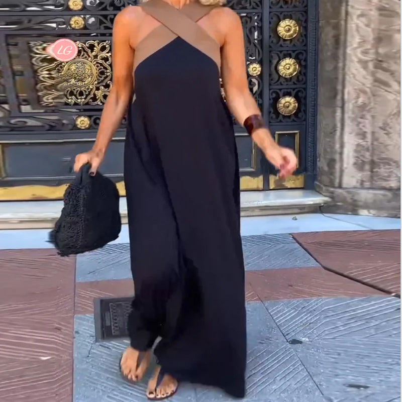 Anne | Robe élégante à col croisé