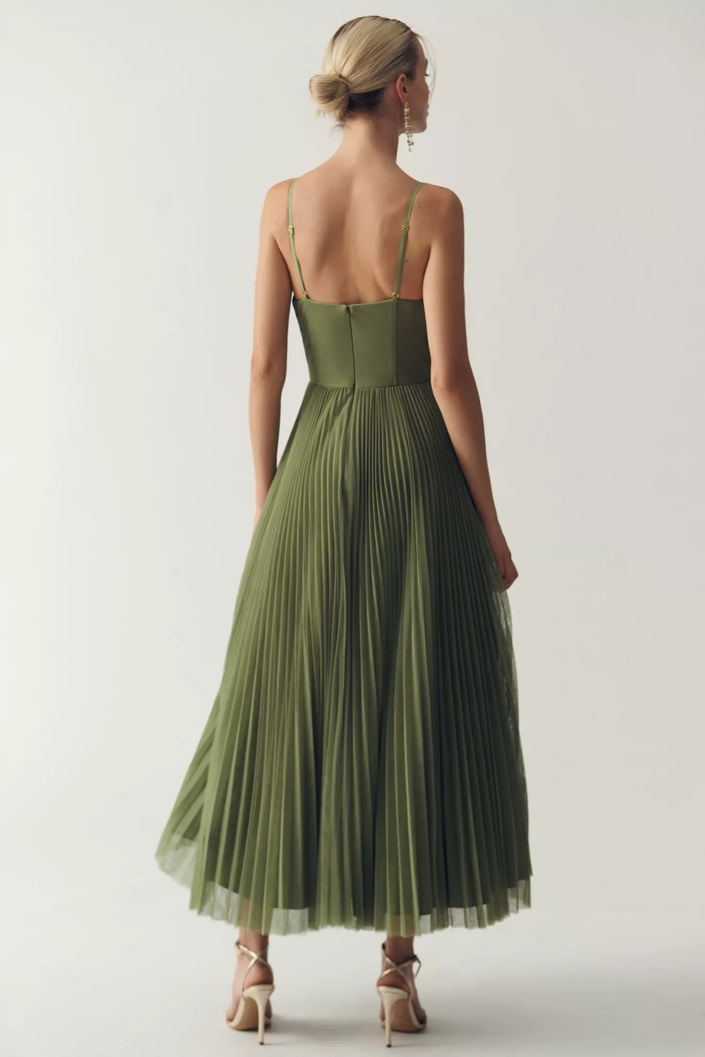 Robe Olivia Openback | Vert