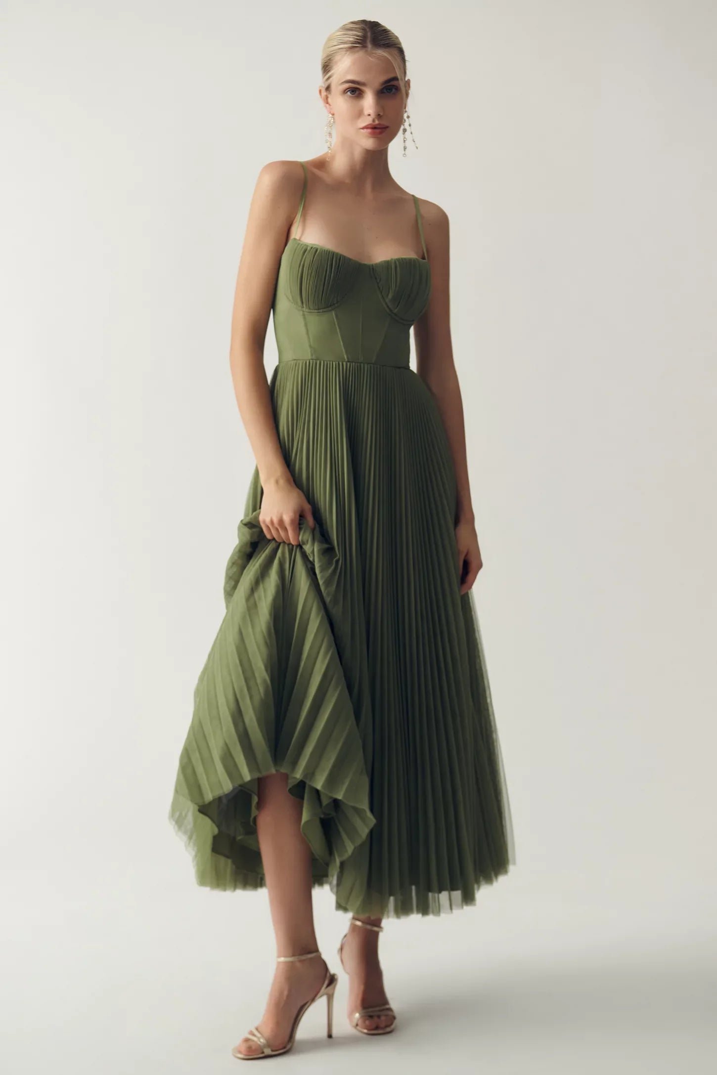 Robe Olivia Openback | Vert